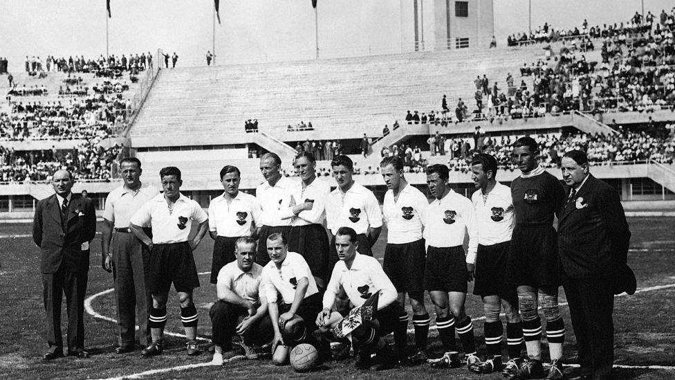 Austria national football team 1934.