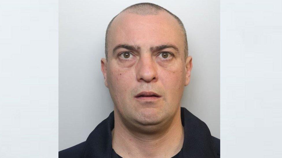 Darren Osment looking at the camera for his custody image