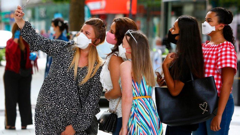 Cardiff shoppers