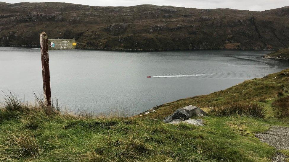 The postal path at Reinigeadail, Isle of Harris