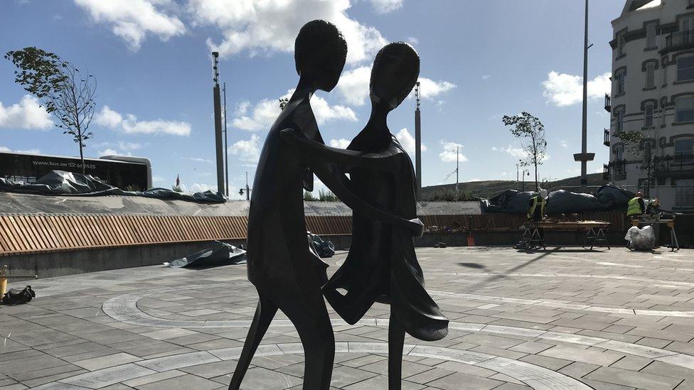 The Dancers outside the Gaiety Theatre