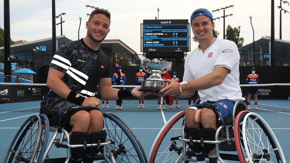 Alfie Hewett and Gordon Reid