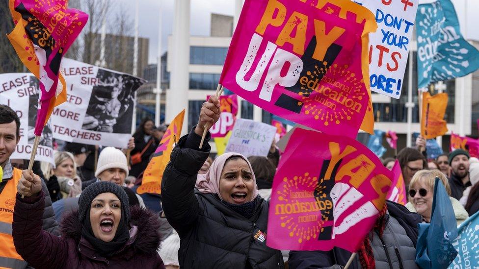 Teachers strike in Birmingham