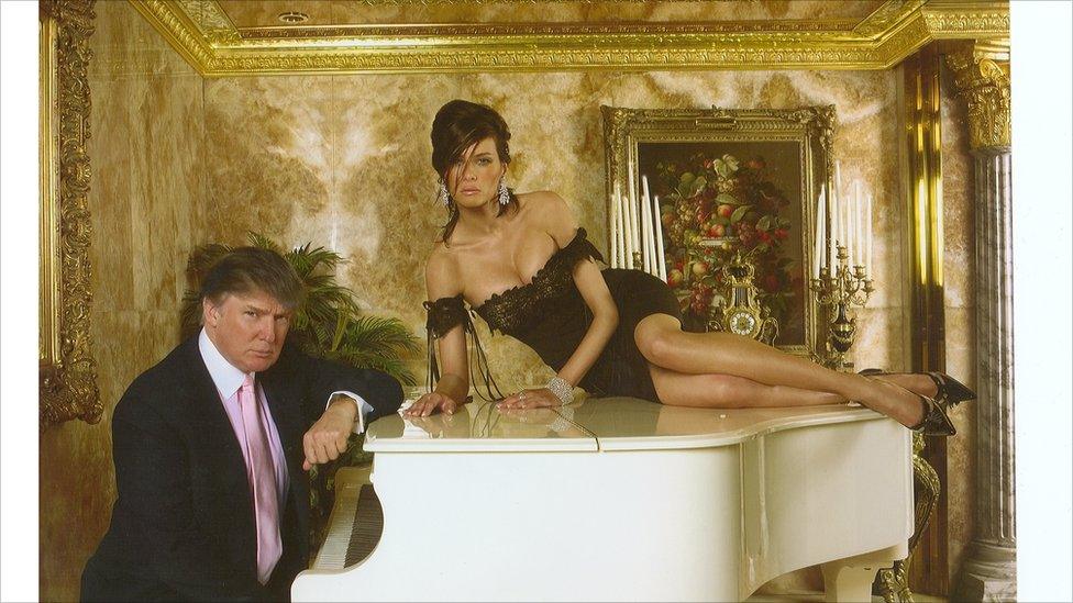 Donald Trump and third wife Melania Knauss