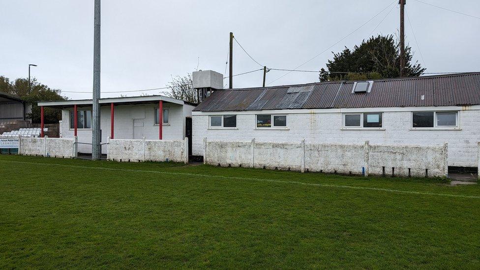 the current changing room facilities