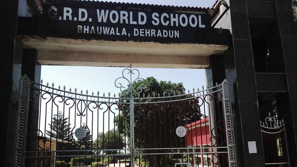 The crime occurred in the GRD World School in Dehradun