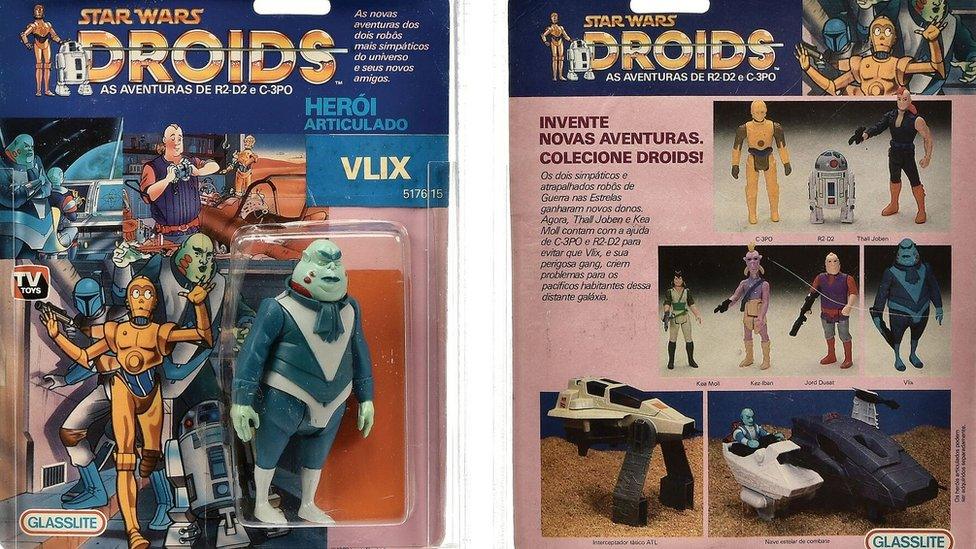 Star Wars Droids Vlix vintage figure