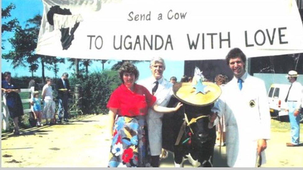 Farmers from around the UK backed the Send a Cow project