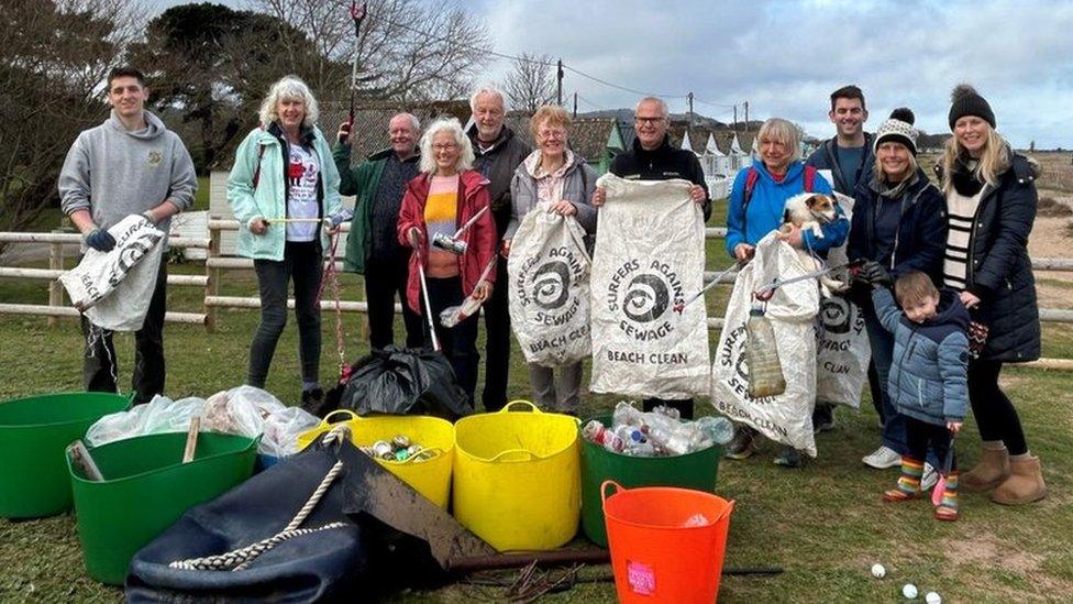 Beach litter pick