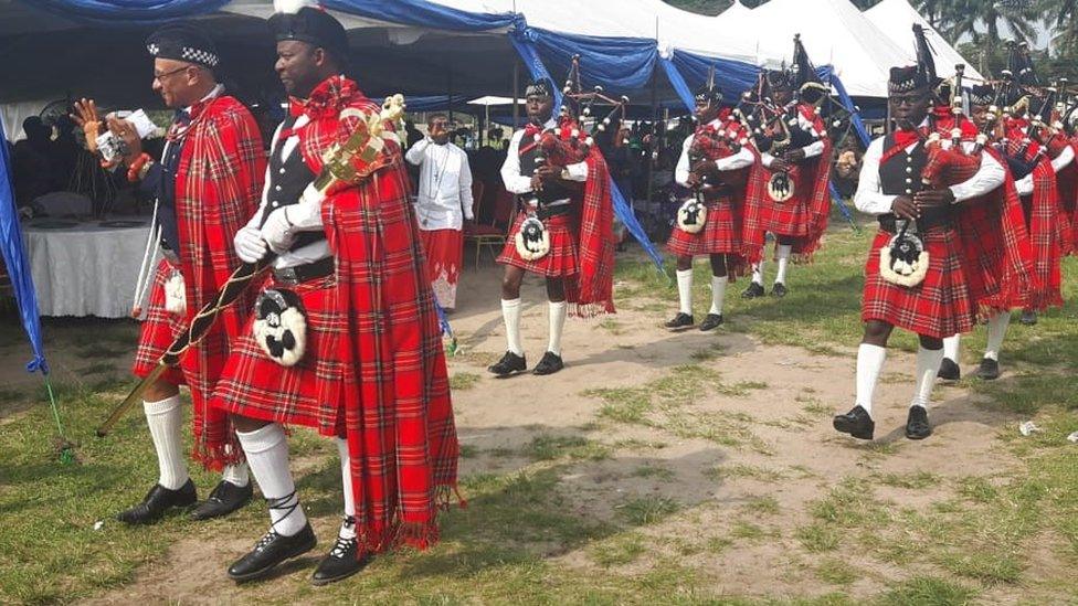 Scottish Power Nigeria at a wedding