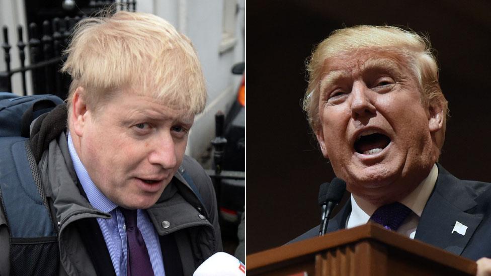 Boris Johnson and Donald Trump