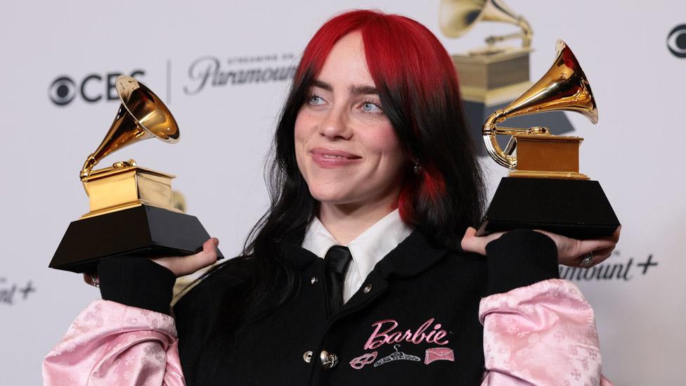 Billie Eilish at the Grammys