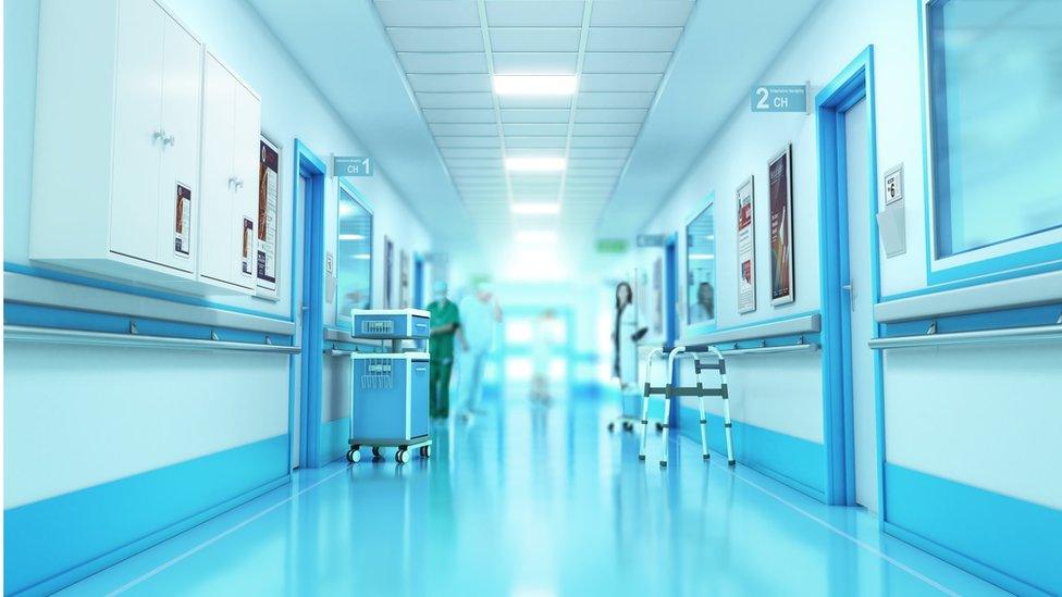 Hospital corridor