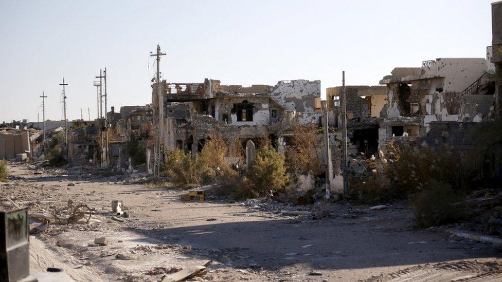 Destruction in Ramadi, 16 Jan