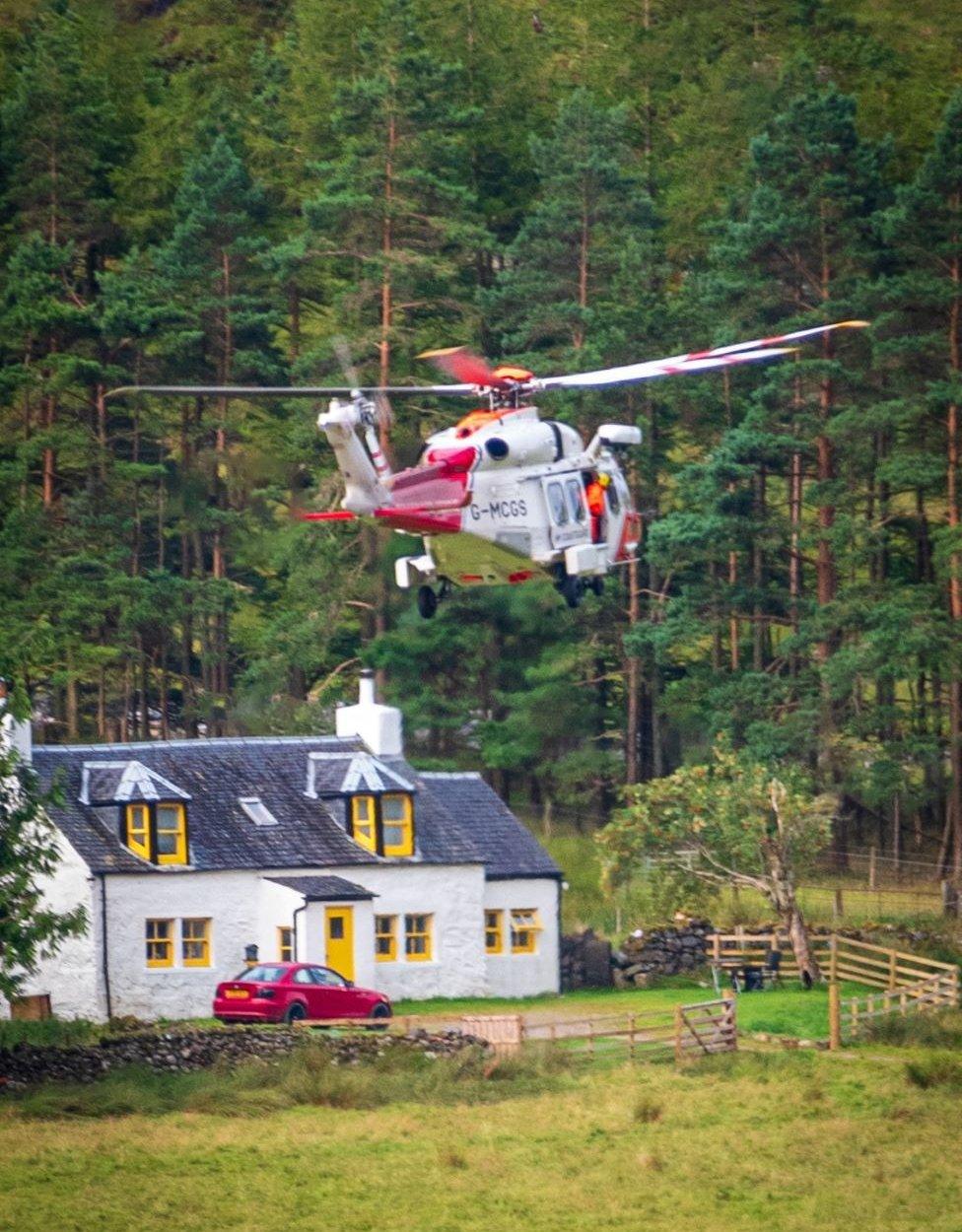 UGC of coastguard helicopter on Sunday