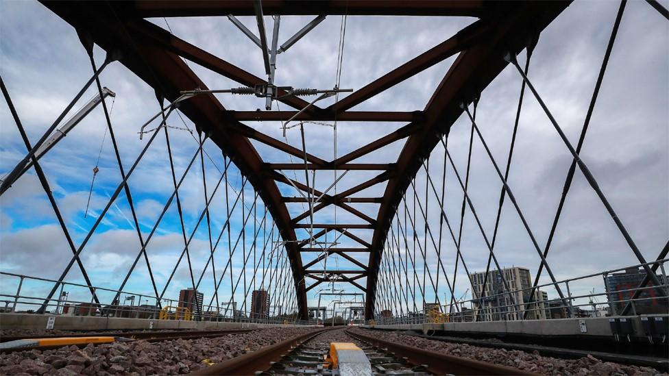 The Ordsall Chord bridge