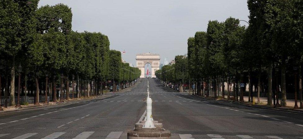 The Champs-Élysées, 8 May 20