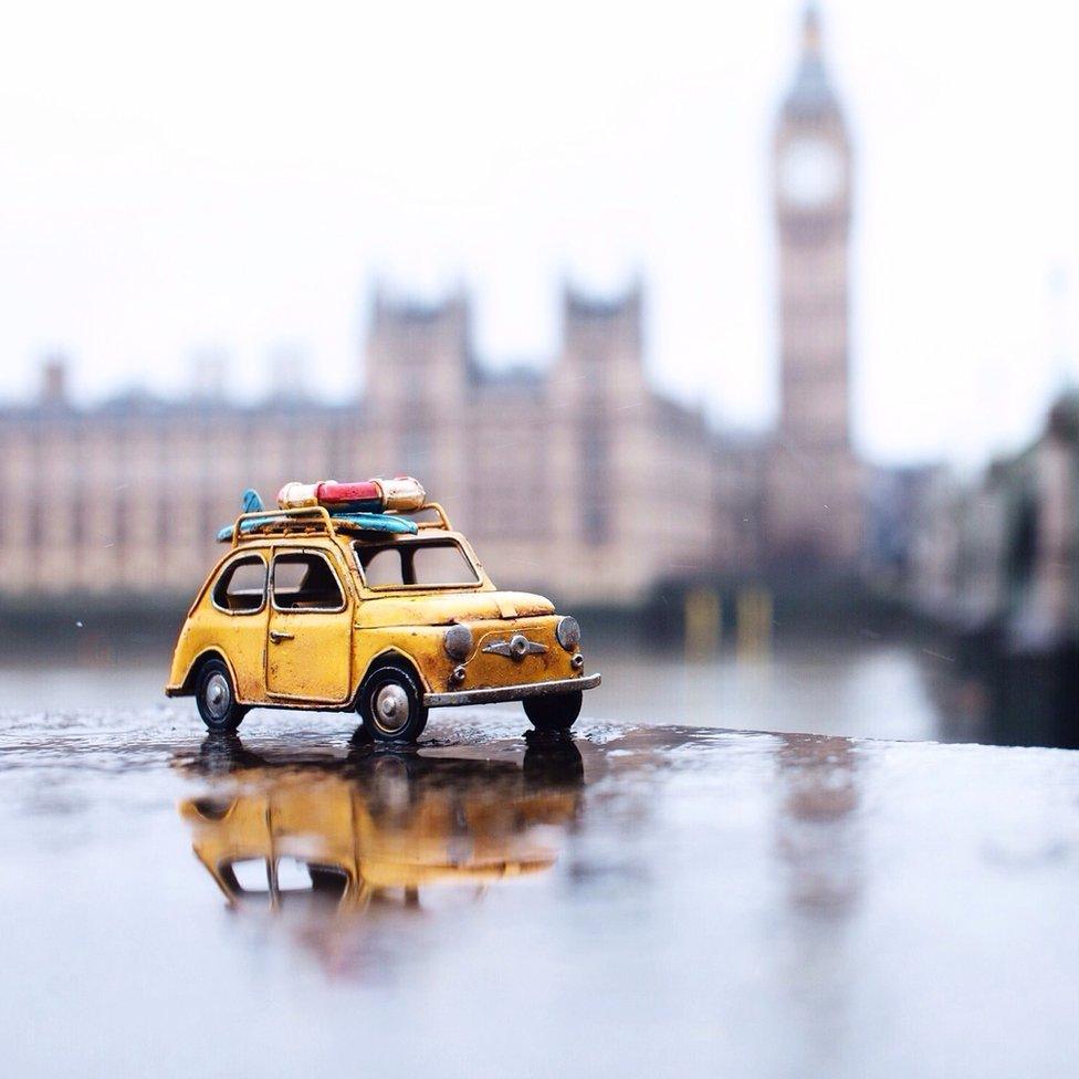 Fiat 500 in London