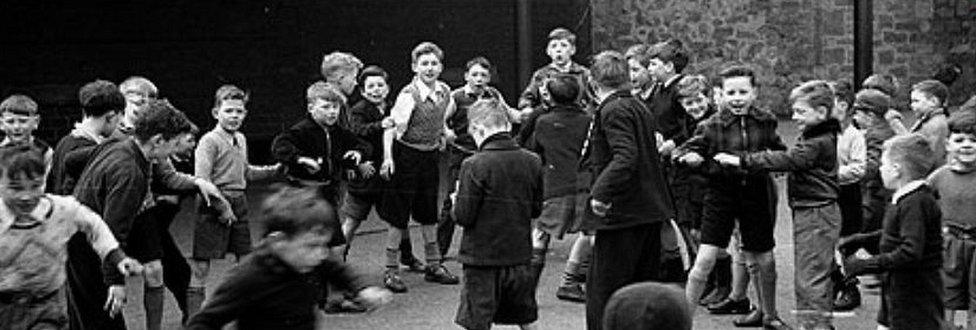 Children in a playground