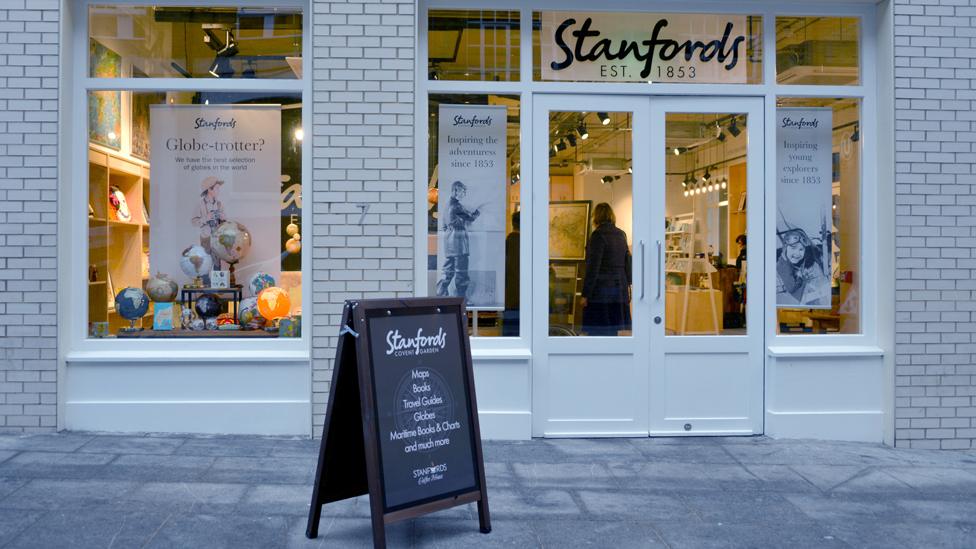 The new Stanfords shop in Covent Garden