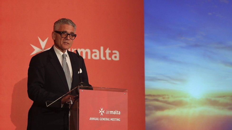 Air Malta chairman Charles Mangion