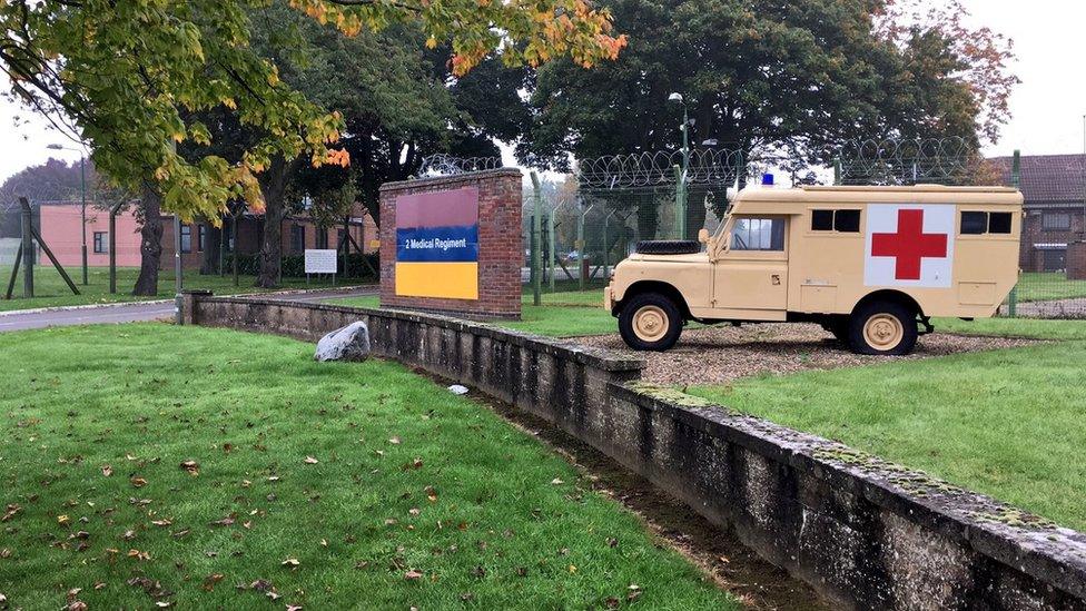 St George's Barracks, in North Luffenham, Rutland