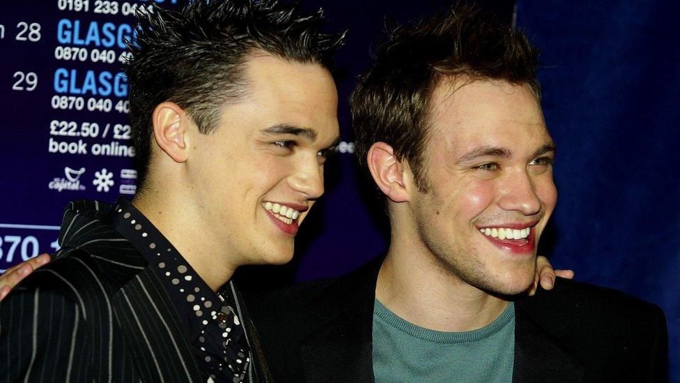 Gareth Gates and Will Young