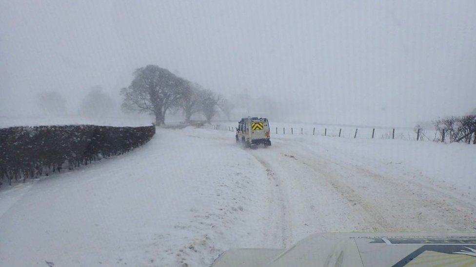 Mountain rescue operations in Cumbria