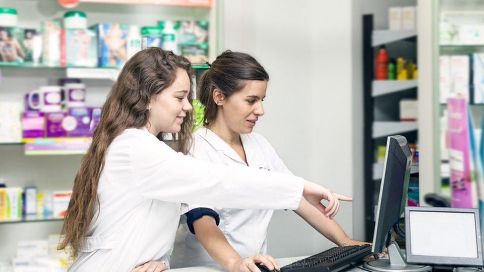 Pharmacy workers