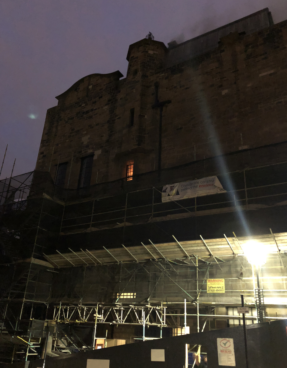 Fire at Glasgow school of art