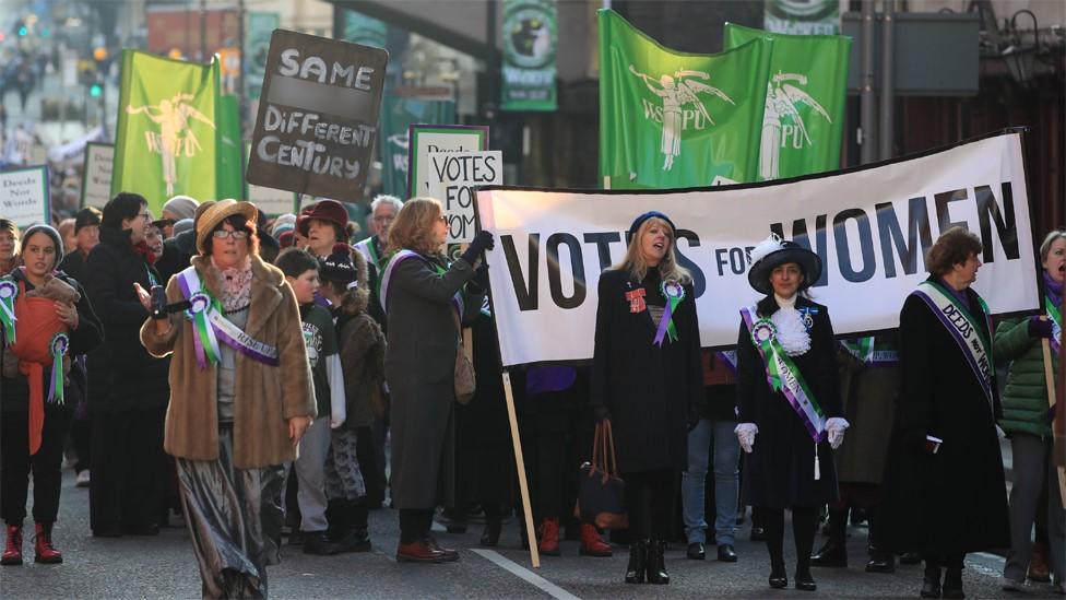 The march through Manchester