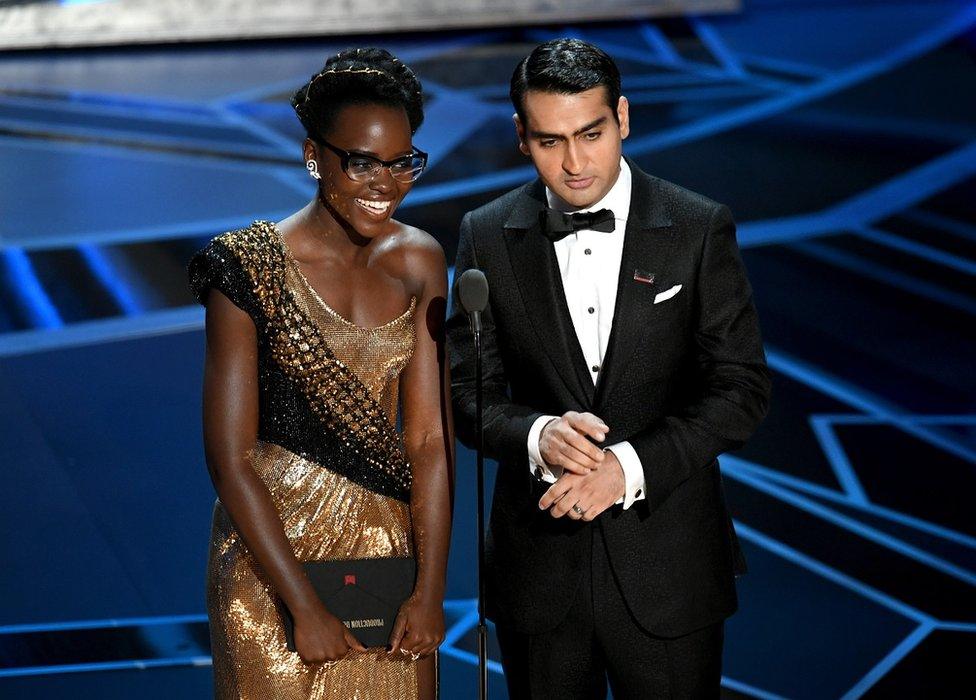 Lupita Nyong'o and Kumail Nanjiani