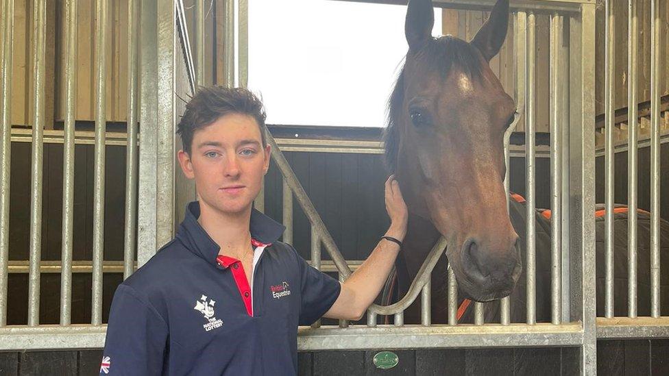 International dressage rider Lewis Carrier