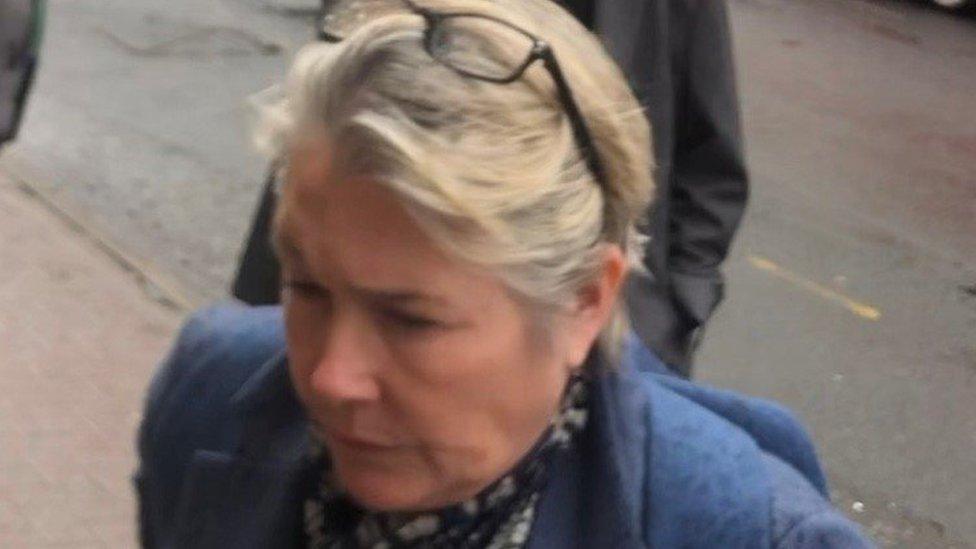 Ellen Leslie outside Carlisle Crown Court