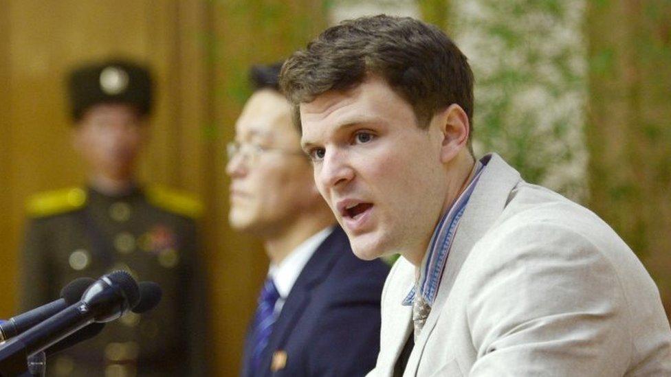 Otto Frederick Warmbier on 29 February 2016