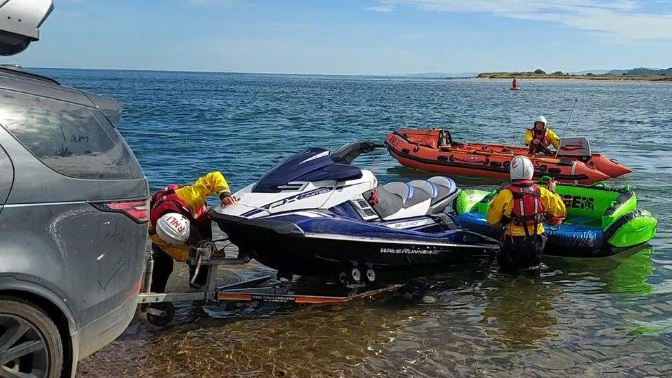 An RNLI rescue