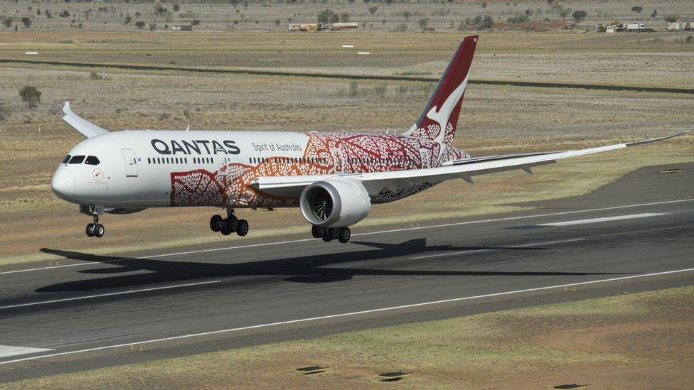 Awyren Qantas