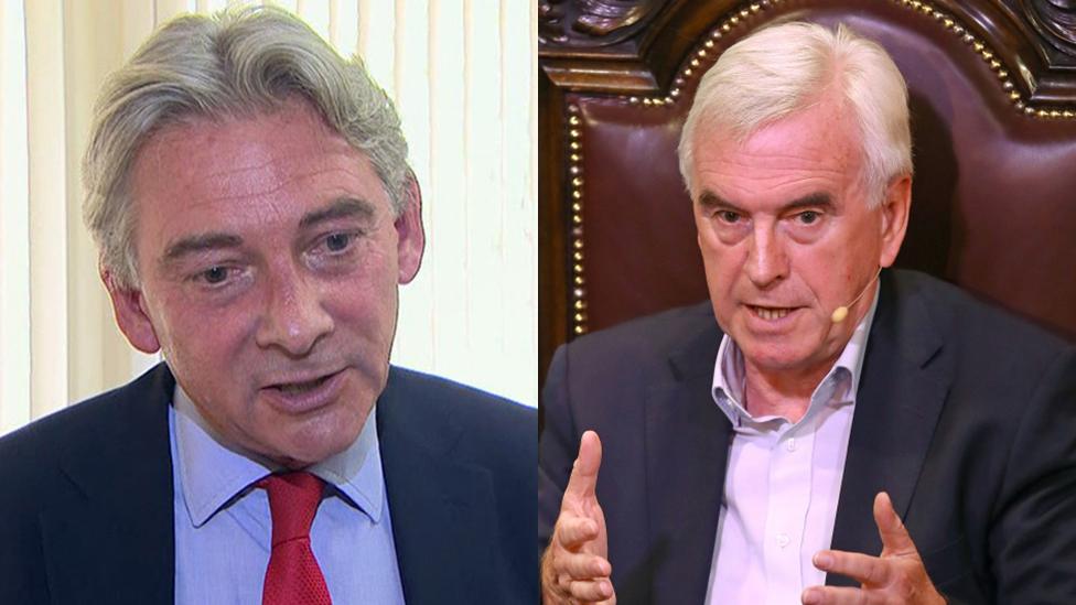 Richard Leonard and John McDonnell