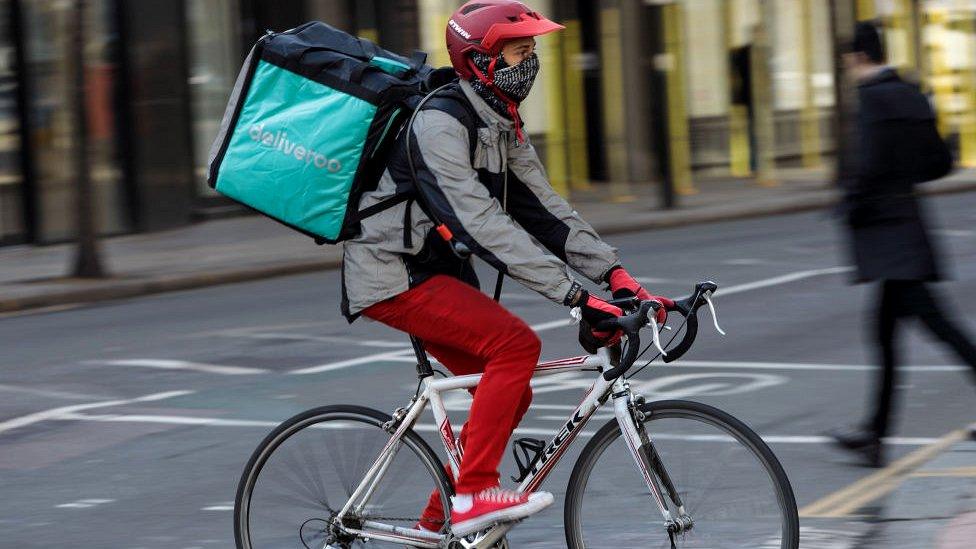 Courier for Deliveroo