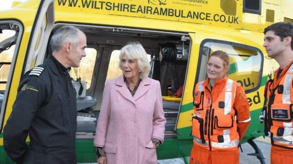 Official opening of the Wiltshire Air Ambulance on 14th Dec 2018