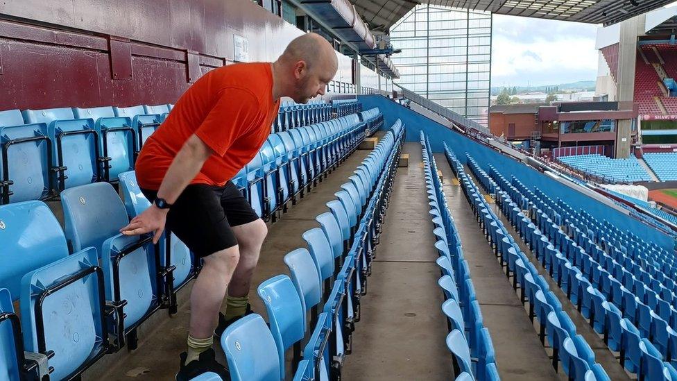 Simon Osborn at Villa Park