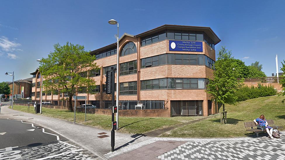 Merthyr Tydfil council headquarters