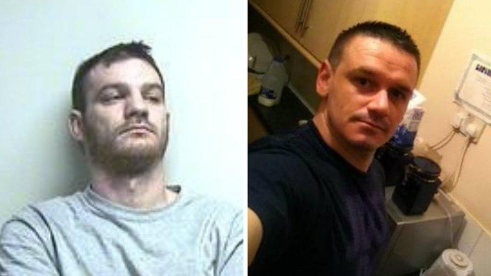 Kieran Davies (L) had denied murdering Ashley Hawkins (R)