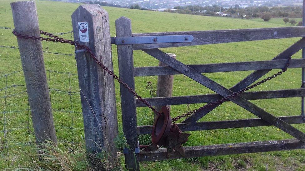 Farm gate