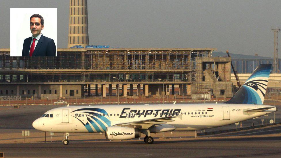 Richard Osman and Egyptian Airbus