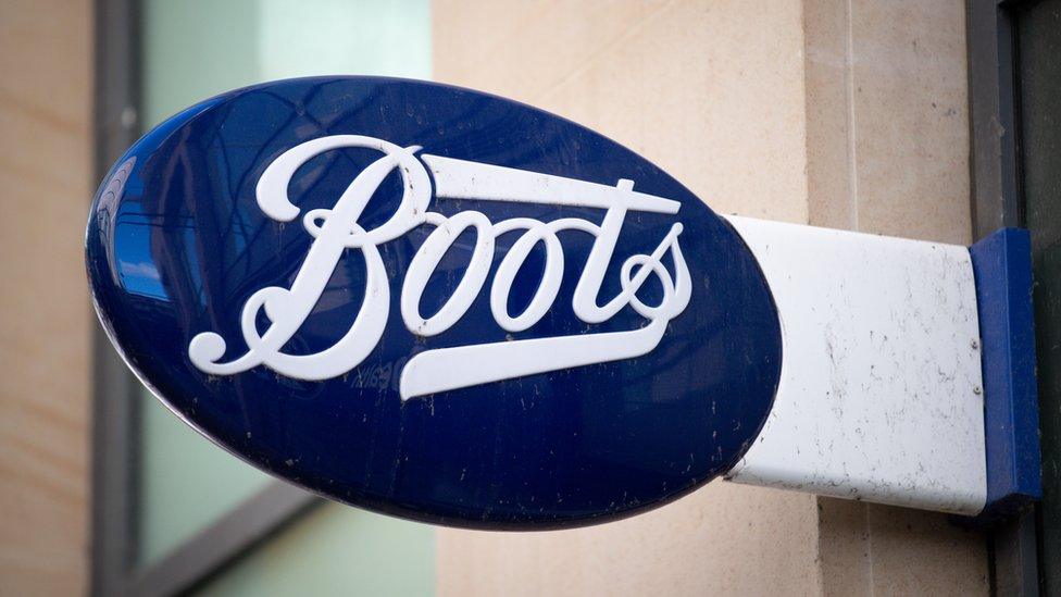 Boots-sign