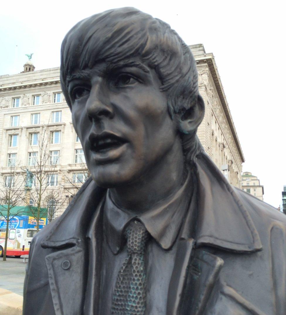 George Harrison statue