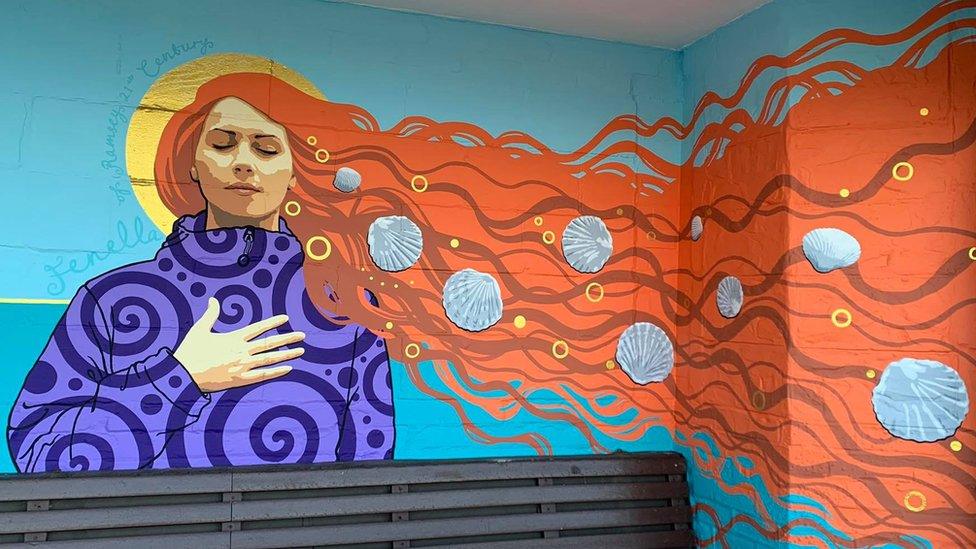 Beth Louella's Fenella mural