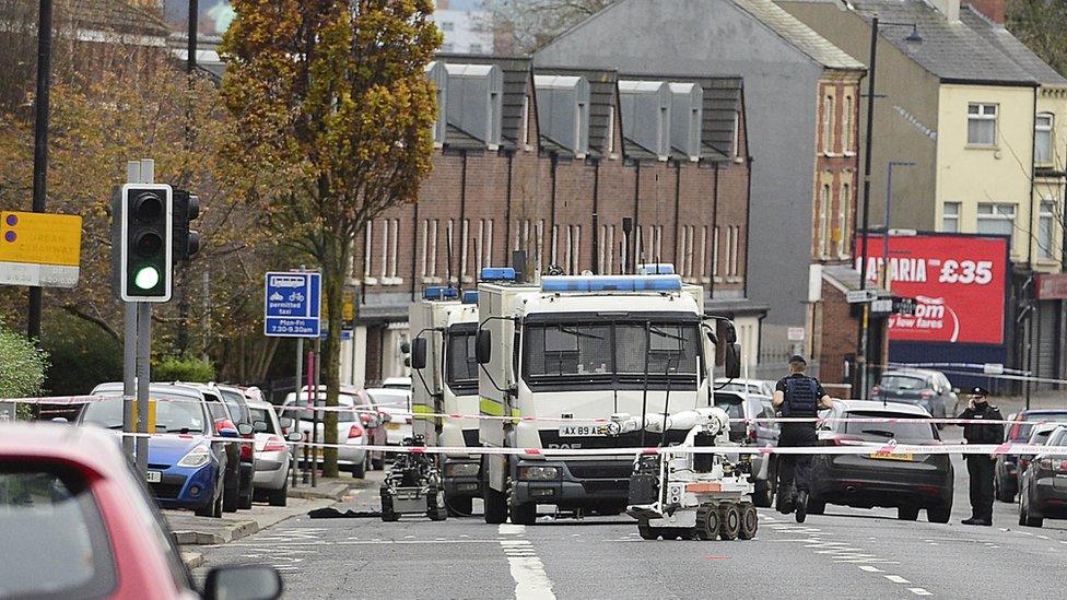 Antrim Road alert