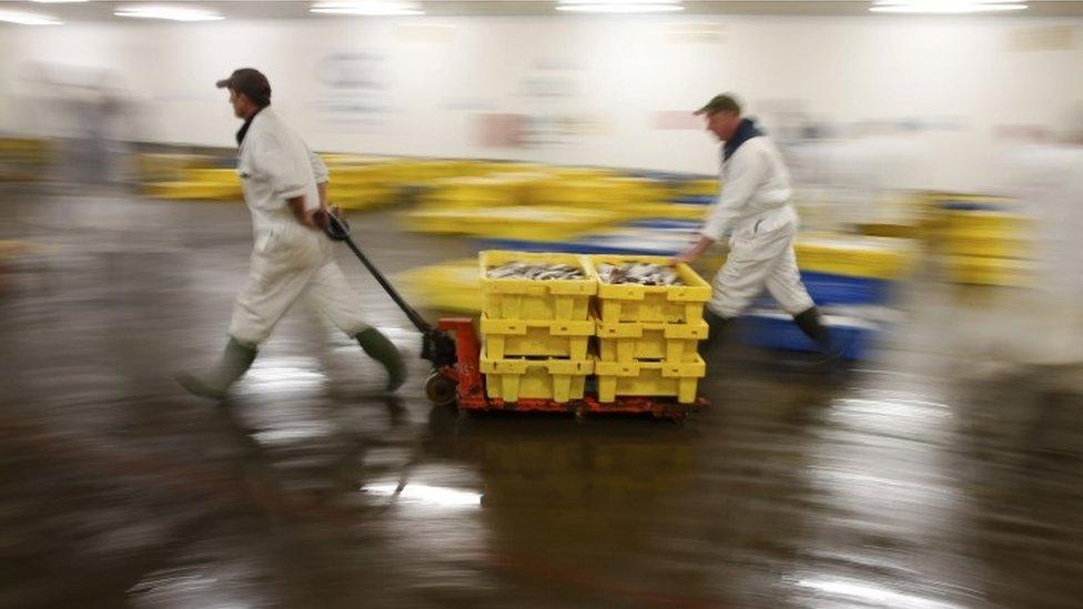 Grimsby fish market